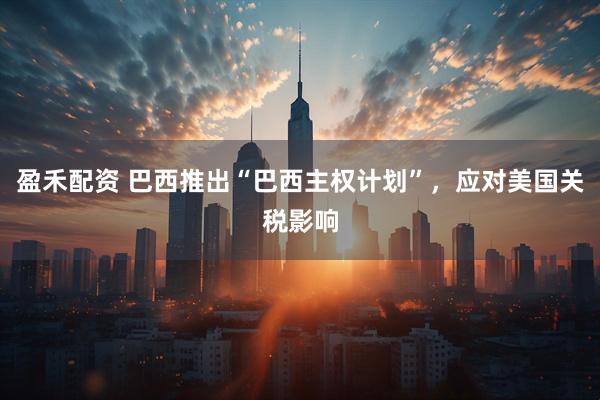 盈禾配资 巴西推出“巴西主权计划”，应对美国关税影响